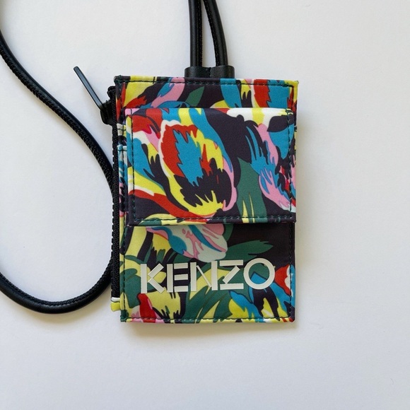 Kenzo X Vans floral-print lanyard pouch wallet